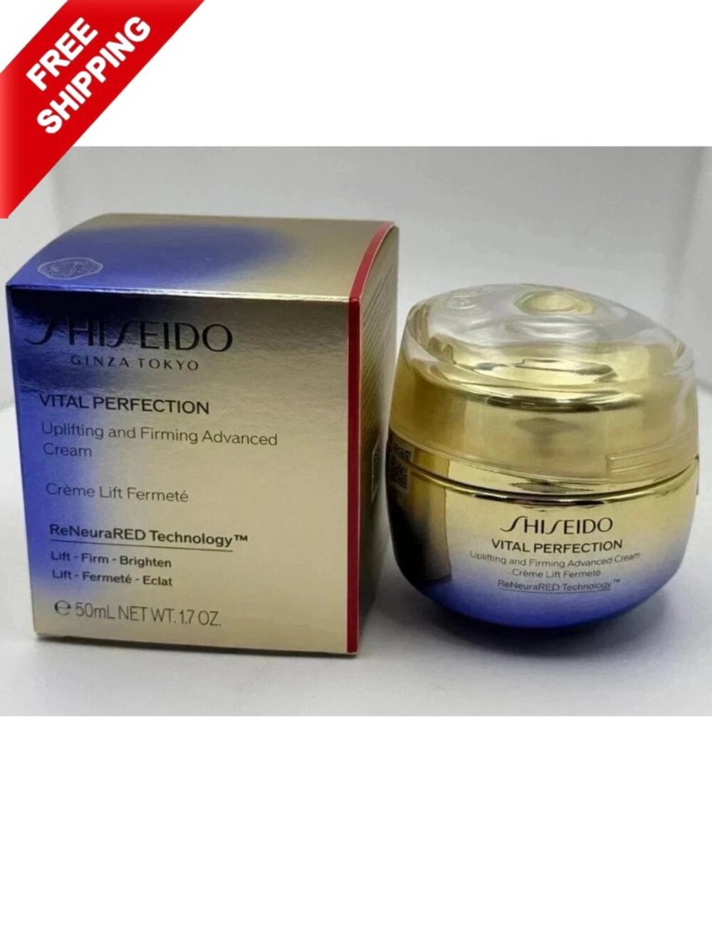 Shiseido Vital Perfection Advanced Cream Uplifting and Firming 1.7oz / 50 ml NIB